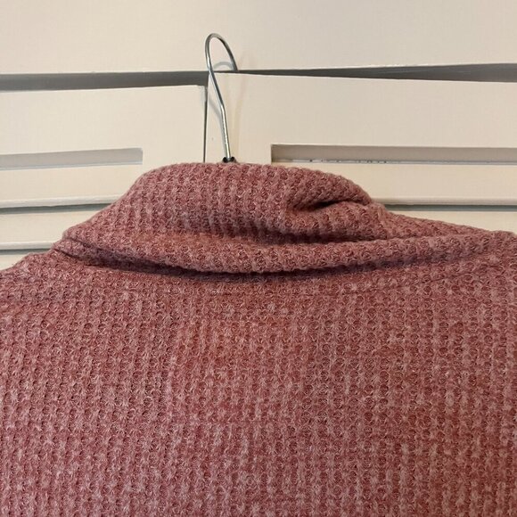Anthropologie Saturday Sunday 'Whistler' pullover cowlneck small pink heathered - Picture 7 of 9